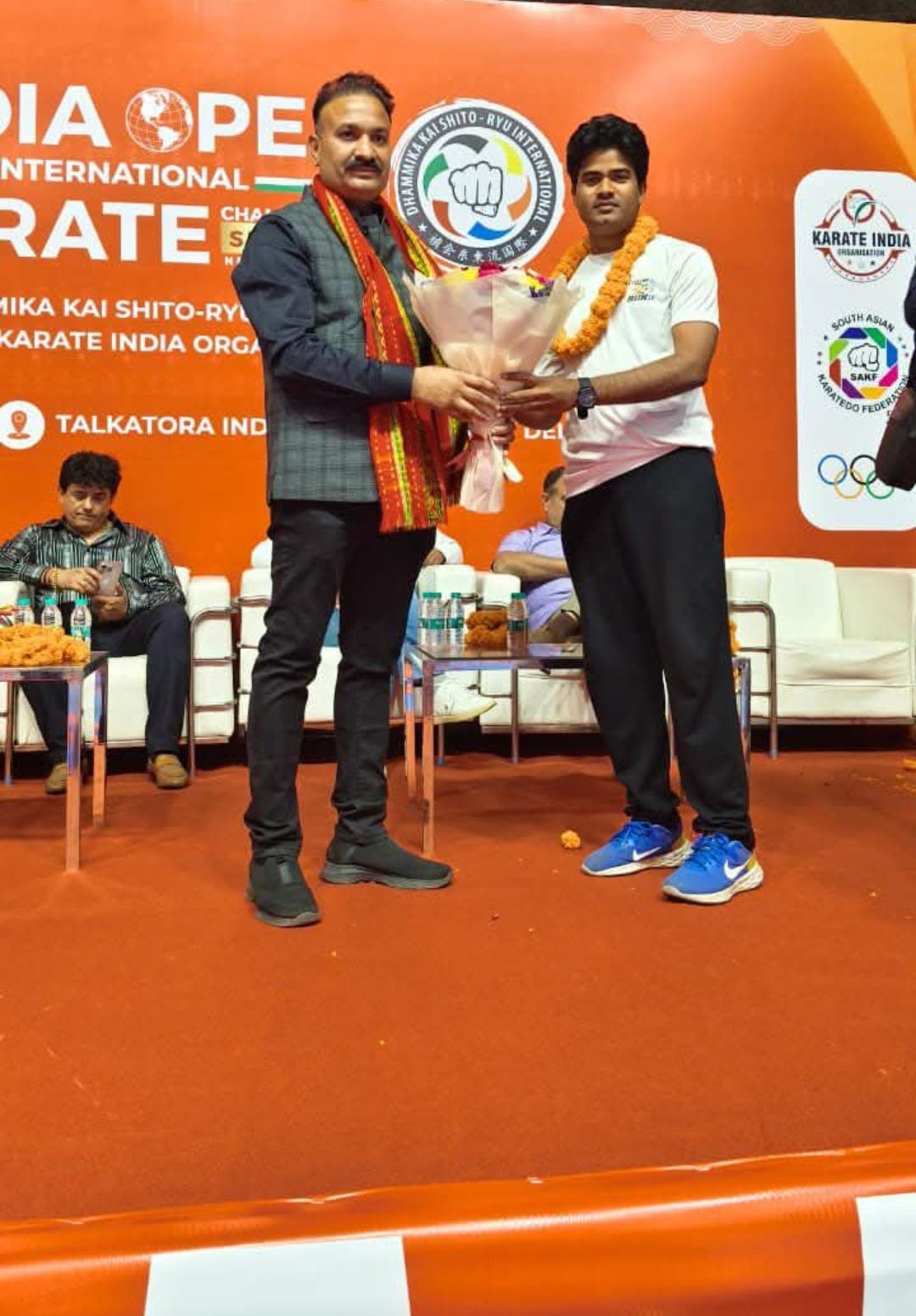 Karate medal winner from The New Heights Academy